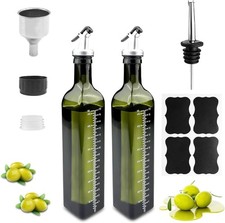 Gvolatee 2PCS ölflasche glas 500ml, essig un...