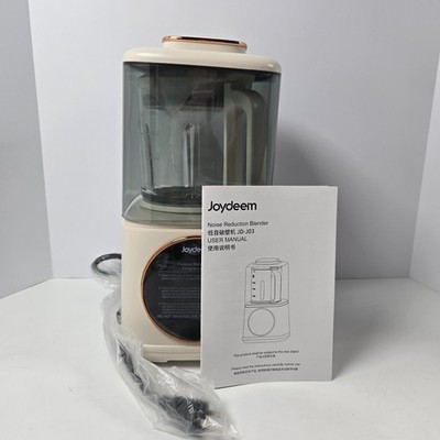 Joydeem Noise Reduction Blender 1000mL Cream JD-J03 Soy Nut Milk Maker NEW
