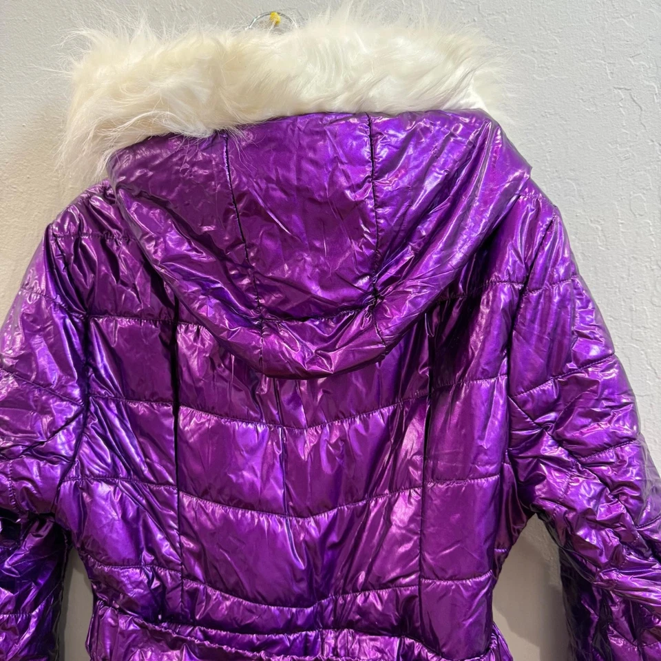 Traje de nieve violeta para mujer Traje de esquí aislado de una pieza, snowboard – Talla grande Foto 4 de 4