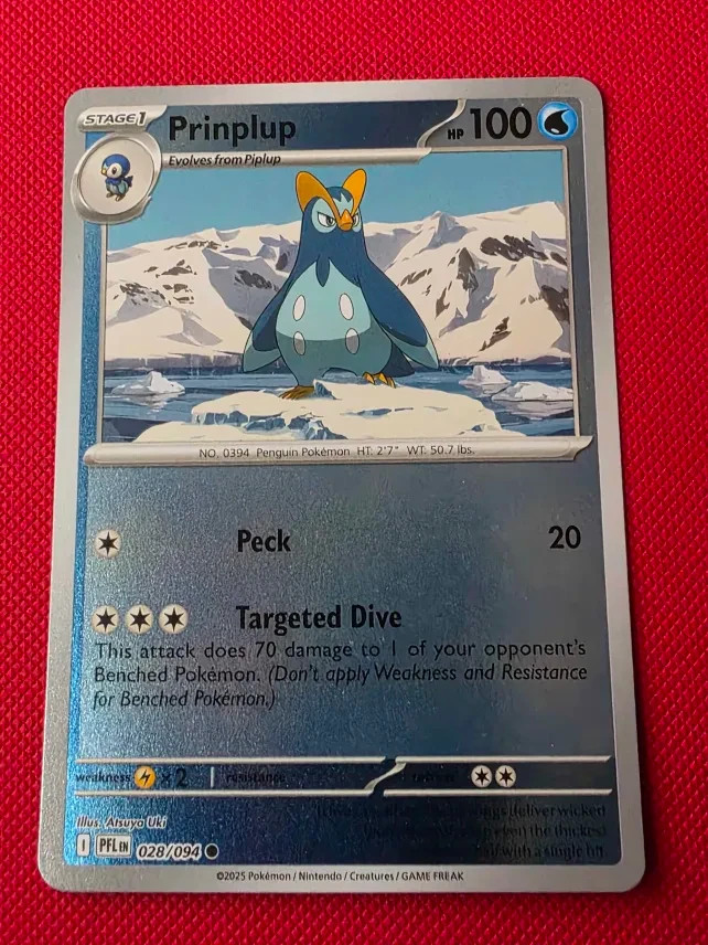 Prinplup 28/94 - Reverse Holo - Pokemon Phantasmal Flames - NM