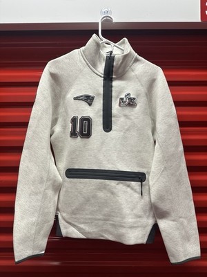 Size Small - Patriots Drake Maye Super Bowl LX Tech Fleece Jacket Media Day