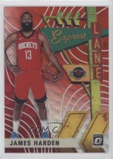 2019-20 Panini Donruss Optic Express Lane Red Wave Prizm James Harden #1 03rx