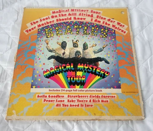 Beatles MAGICAL MYSTERY TOUR Vinyl LP 1967 Record Missing Booklet GREAT!