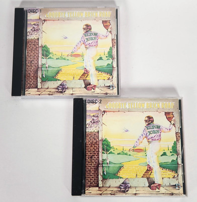 Elton John Goodbye Yellow Brick Road CD Disc 1 and 2 Bennie and Jets Candle Wind