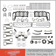 Auto Engine Rebuild Overhaul Kit Fits For 2005-2012 Dodge Dakota Ram Jeep 3.7L