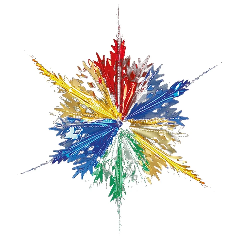 PREMIER DECORATIONS Christmas Foil Ceiling Decorations Multicolour - 40cm Ball Star
