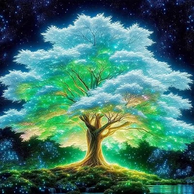5D Tree of Life Full Drill Diamond Painting Kits for Adults Beginner,DIY Diam...