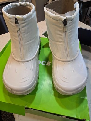 Crocs Echo Boot Z Shield Moonlight White MENS SIZE 10 NEW RARE HTF