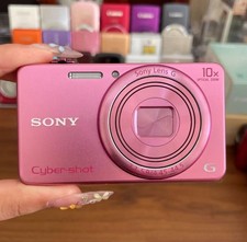 SONY Cyber Shot DSC-WX200 Digital Camera 10x Zoom 18.2MP Pink English Gift