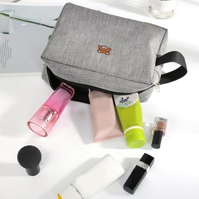 Cute Toiletry Bag Bear Design Lightweight Carry Case Cosmetic Bags For Daily Use