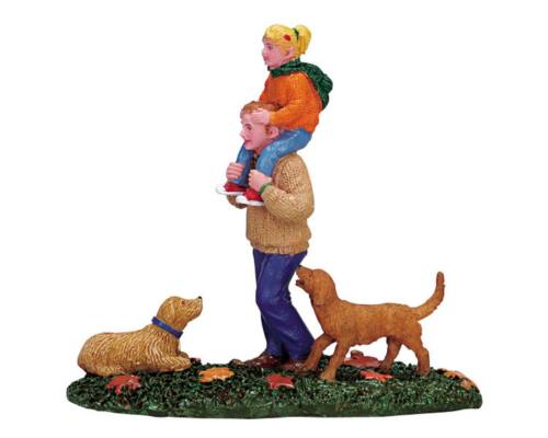 Lemax Christmas Village Accessory Piggyback Ride #72410