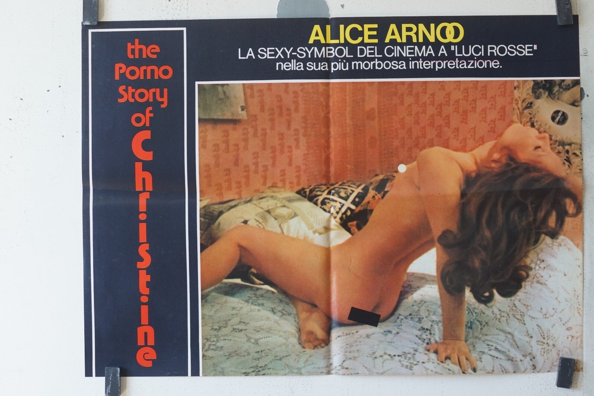 THE PORNO STORY OF CHRISTINE ORIGINAL MOVIE POSTER 48X68 Alice Arno | eBay
