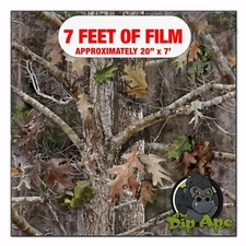 Hydrographic film True Timber Kanati 50% Scale hydro dipping 7' x 20" hydro dip