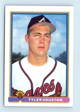 1991 Bowman Tyler Houston Atlanta Braves #581
