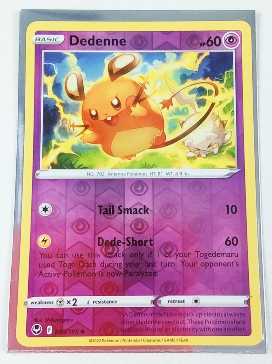 Dedenne 85/195 Silver Tempest Reverse Holo Pokémon Card 2022 | eBay