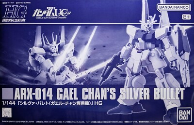Premium Bandai HG 1/144 ARX-014 GAEL CHAN S SILVER BULLET UGUC Unicorn Model Kit