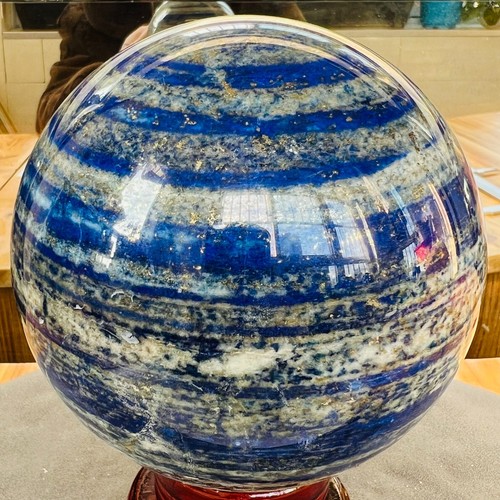 Natürliche Lapislazuli Jaspis Quarz Kugel Kristallkugel Reiki Heilung 2590G - Bild 2 von 10