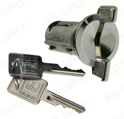 Ignition Lock Switch Cylinder Set Chrome for Chevy Pontiac GM 