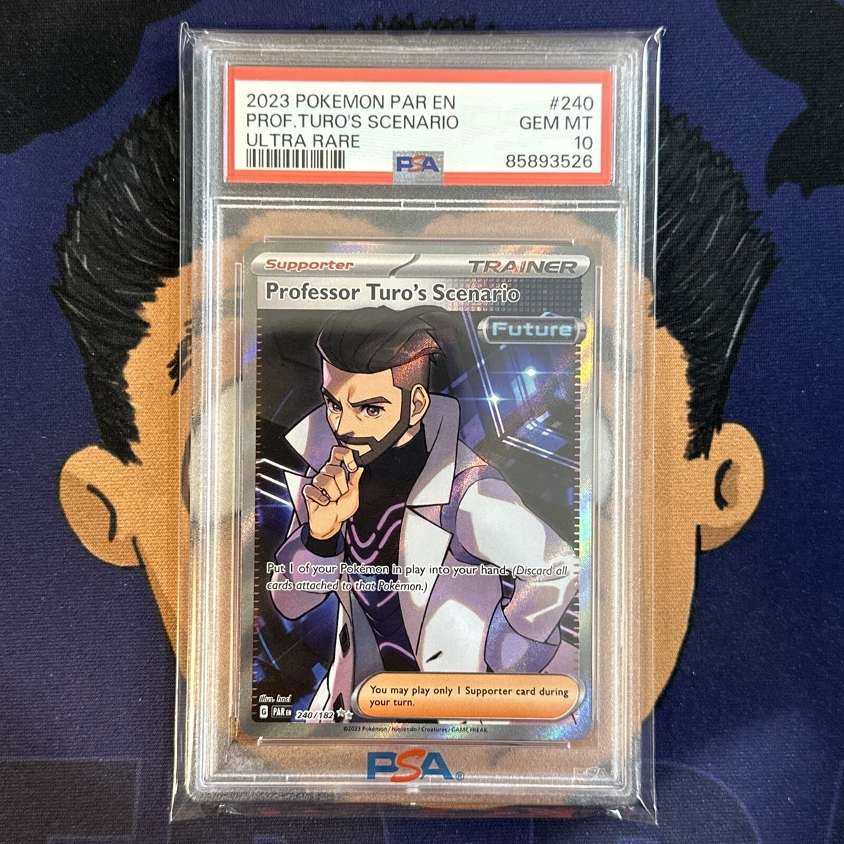 💎PSA 10 GEM MINT 2023 Pokemon Paradox Rift PROFFESSOR TURO'S