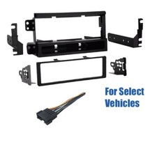 Single Din Car Stereo Radio Dash Wire Kit Combo For 2004 2005 2006 Kia Amanti