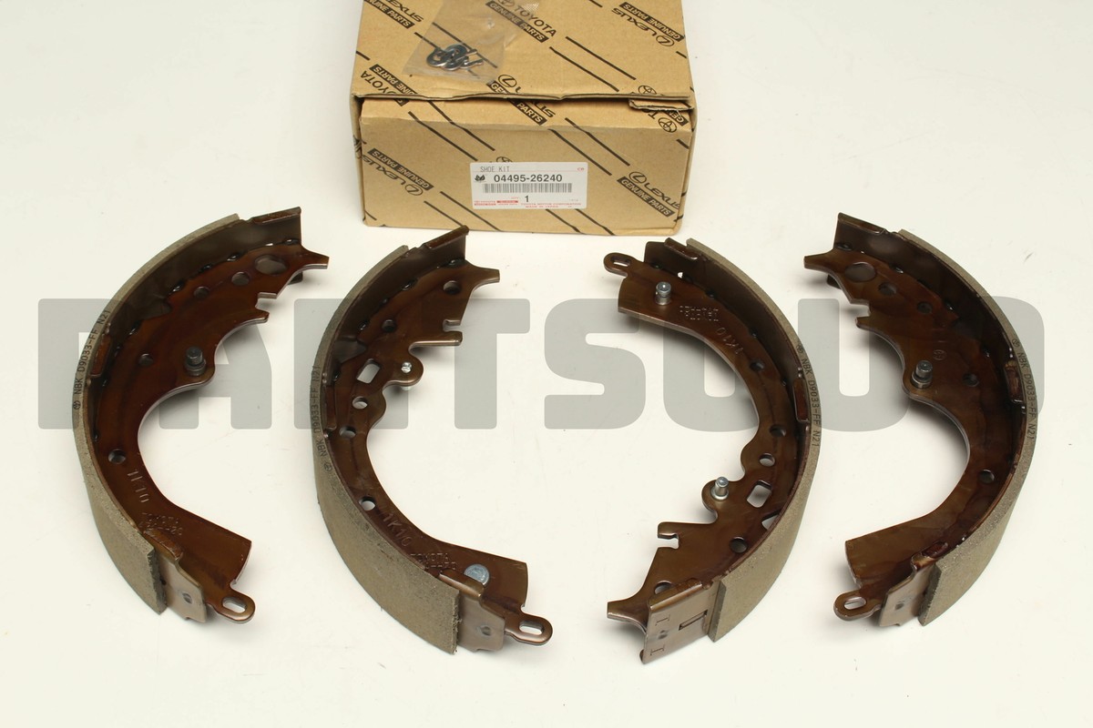 0449526240 Genuine Toyota SHOE KIT, REAR BRAKE 04495-26240