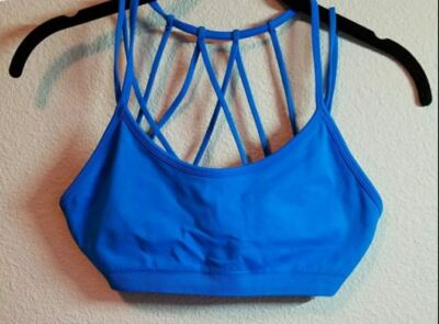 Fabletics Dash Bikini Oberteil Blau Gr. L UK 14/16 LN014 HH 10