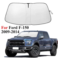 For Ford F150 2009-2014 Windshield Sun Shade Sunshade UV Heat Block Shield Cover