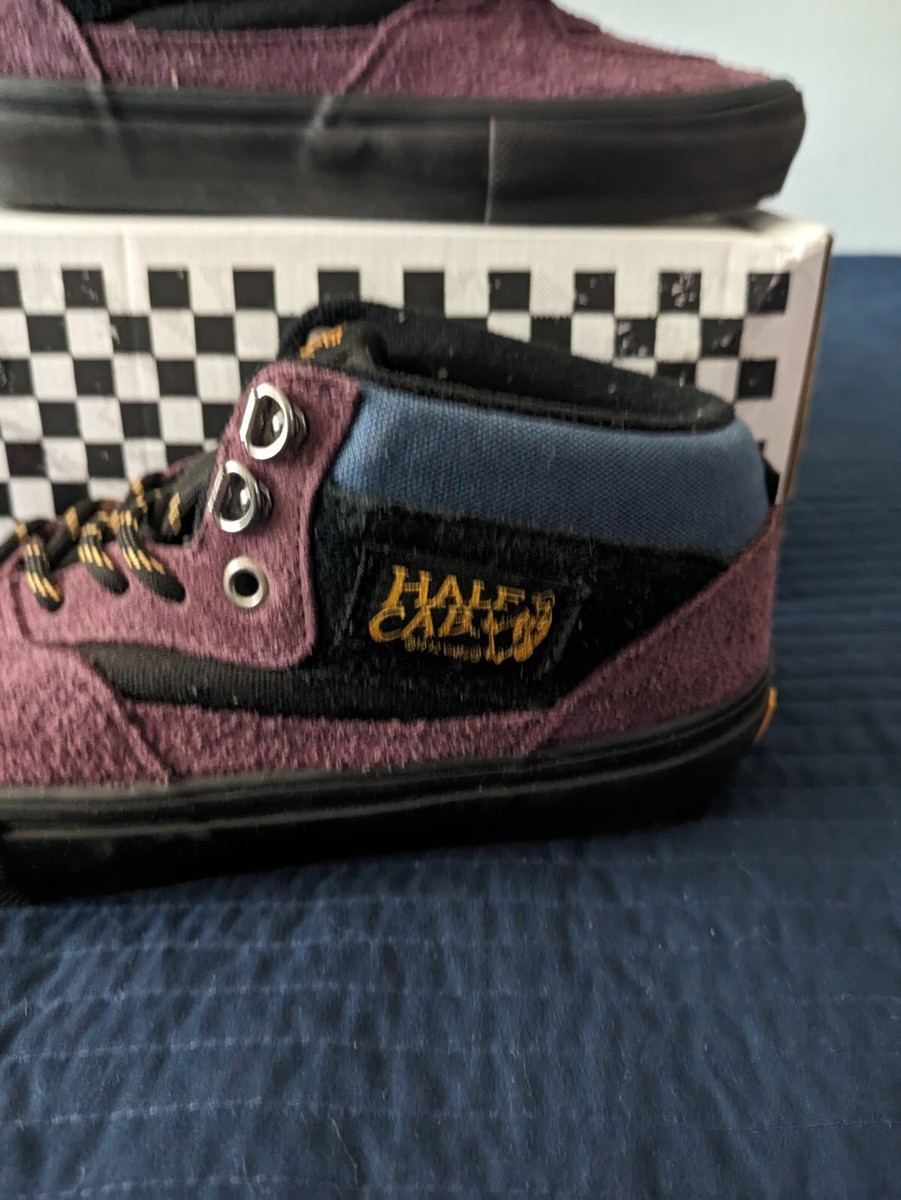 Vans Half Cab Pro Men 7.5 Outdoor Purple Black Metal Eyelet