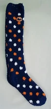 Chicago Bears Women's Sleep Socks Medium Size 6 to 11 Polka Dot