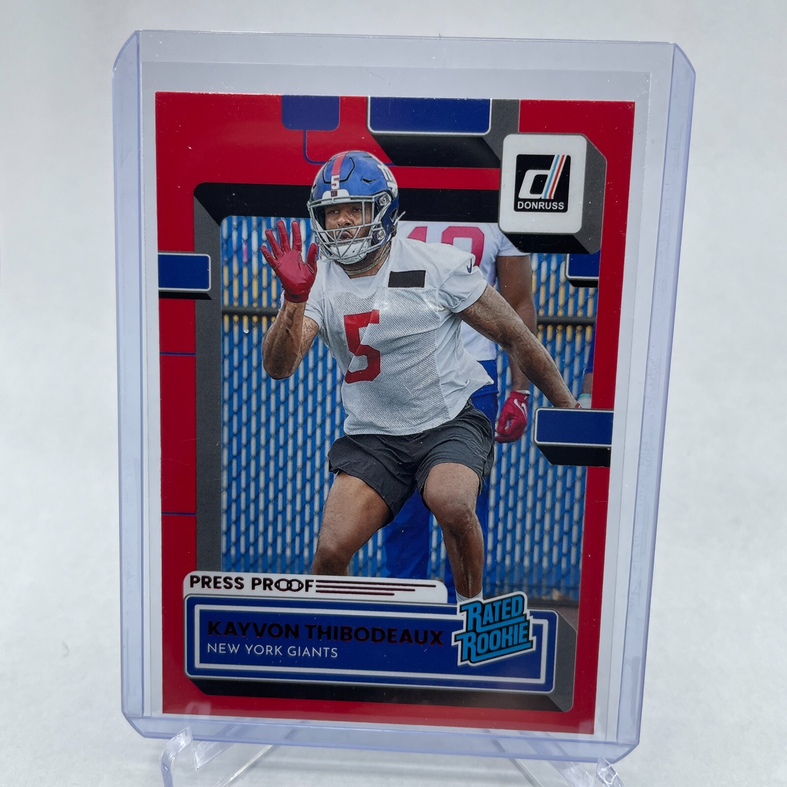 2022 Donruss Press Proof Red Rated Rookie #352 KAYVON THIBODEAUX - GIANTS