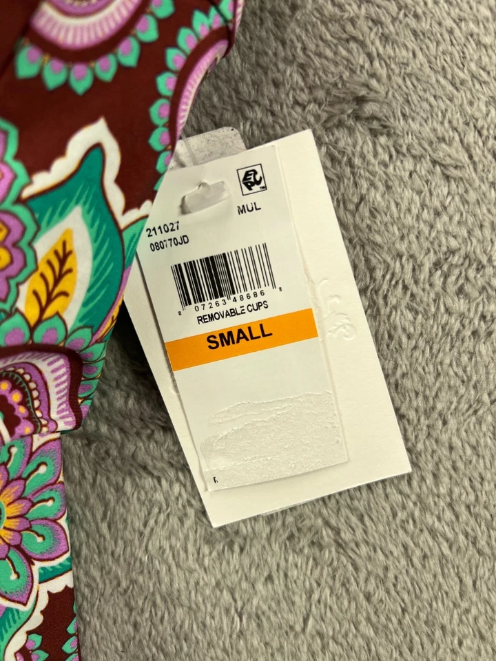 Becca Rebecca Virtue Womens Small One Piece Swimsuits Groovy Boho Paisley NWT - Image 3 of 4