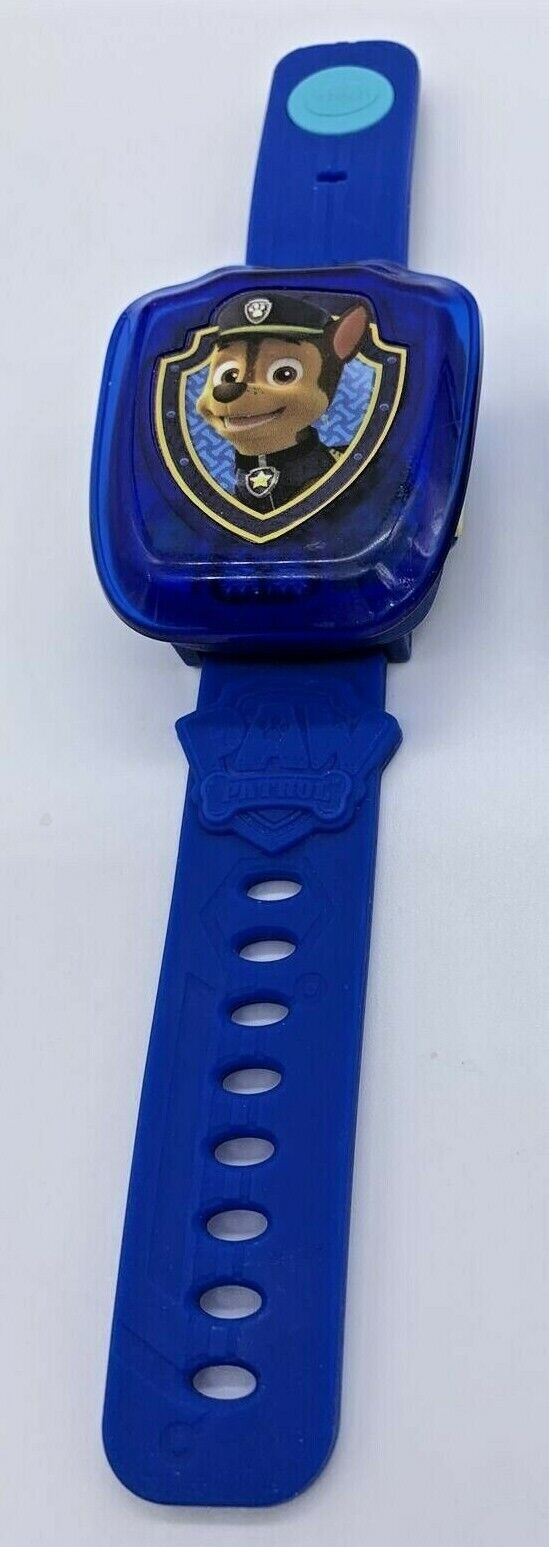 VTech Paw Patrol Chase Kids Learning Watch Learning Toy Blue W/Manual Spinmaster