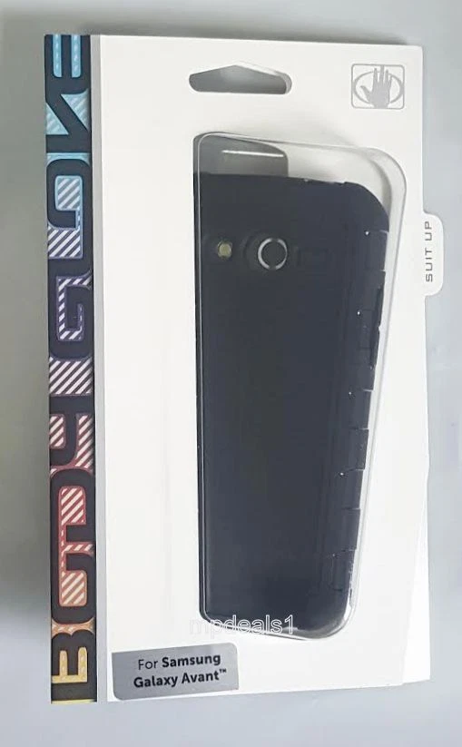 全新身体手套 DROPSUIT RUGGED 外壳 保护套 适用于三星 Galaxy AVANT G386 黑色 — 第 3/4 张图片