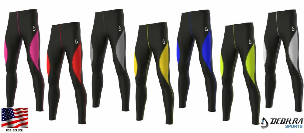 Mens Compression Pants Base Layer Under Skin Fit Gym Running Yoga Armour Tights