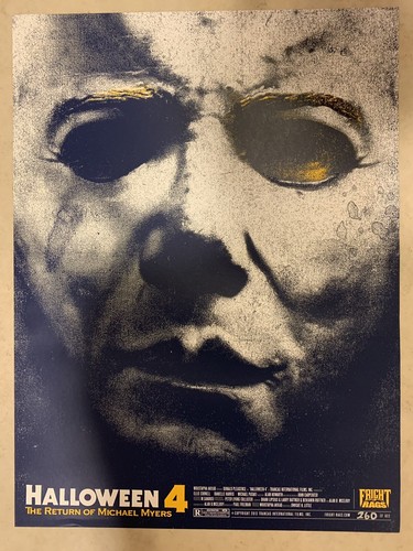 Fright Rags Movie Poster Halloween 4 