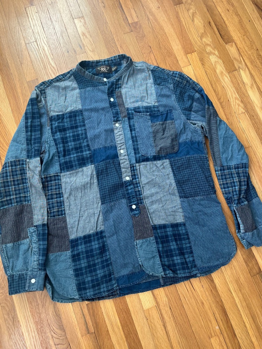 トップス Double RL denim shirts Buffalo pattern RRL By Ralph Lauren Buffalo Shirt -782505188002