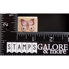 RUBBER STAMPEDE RUBBER STAMPS SM 291A LITTLE BUTTERFLY GARDEN INSECTS 846