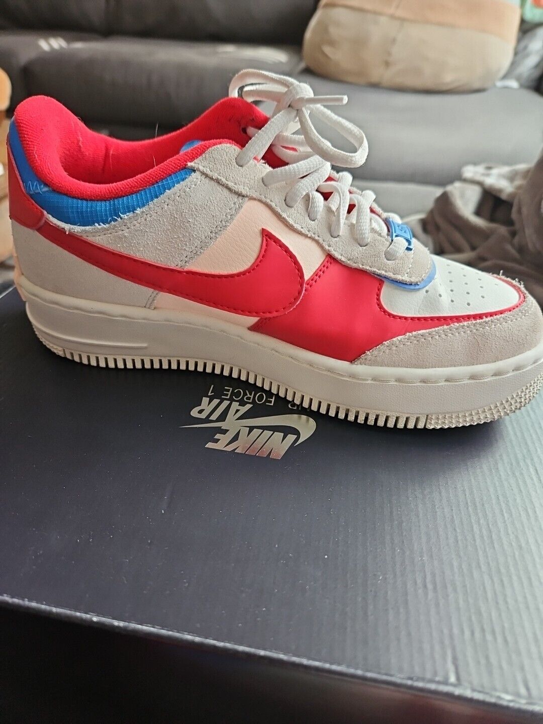 Nike W AF1 Air Force Shadow Sail/University Red P… - image 3