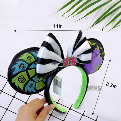 Disney^Parks Oogie Boogie Bash Jack Edition Minnie Ears Halloween Headband