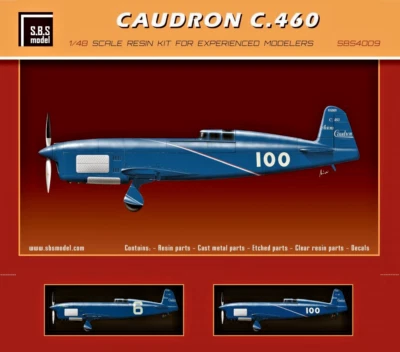 Caudron C.460 full kit 1/48 SBS Model 4009