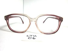 Vtg 70s/80s Round MACARIUS Aelianus Oversize Eyeglass Frame Purple LTH-06 