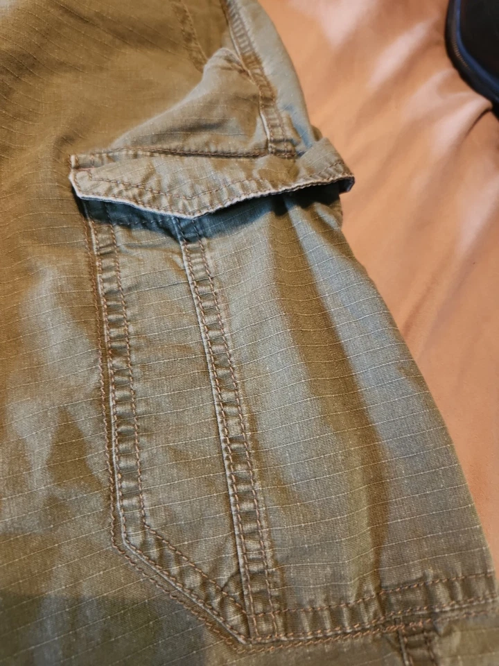 Great Northwest Clothing Co. Мужские шорты-карго с карманами свободного покроя зеленые размер 36 - Изображение 3 из 4