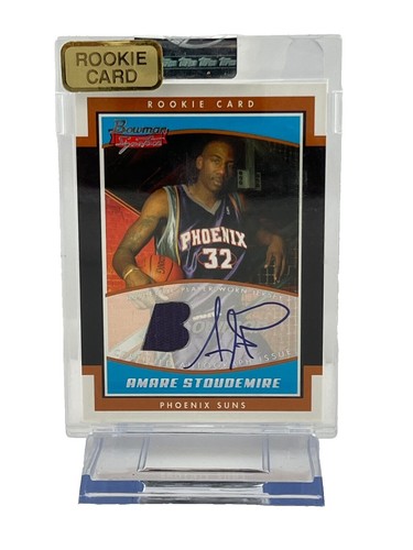 2002-03 Bowman Signature Autograph Parallel AMARE STOUDEMIRE Rc 