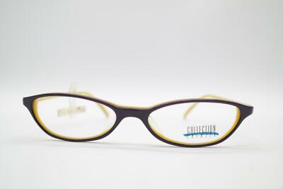Collection Creativ 202 240 Brown Yellow Oval Glasses Eyeglass Frame New