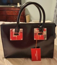 Charles Jourdan Paris Purse Black Leather