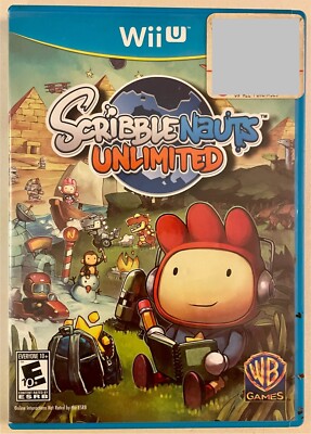 Scribblenauts Unlimited 2012 Nintendo Wii U Complete In Box (CIB)
