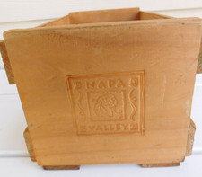 Napa Valley Box Company Jewel CD DVD Game Storage Wood Crate Holder 10x6x5.5"
