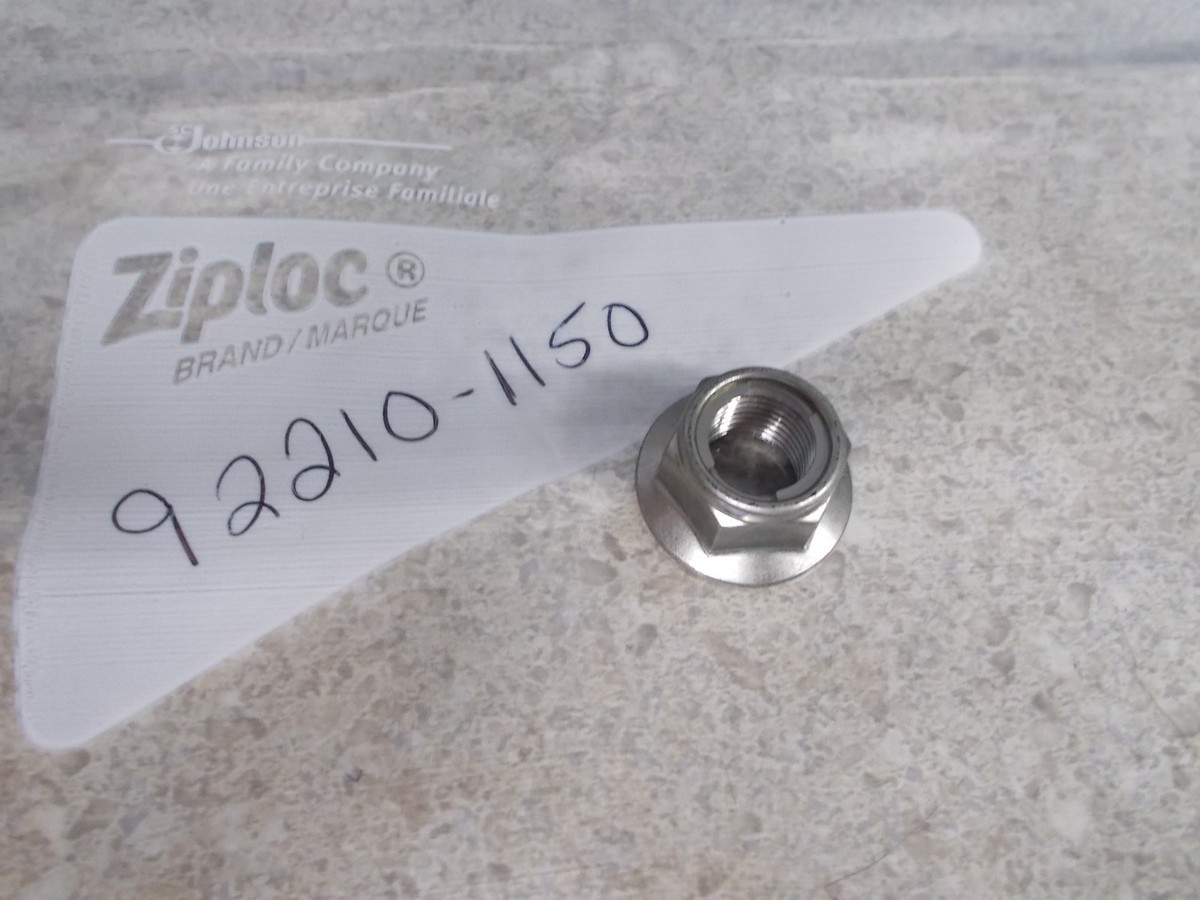 NOS Kawasaki Flanged Lock Nut 12MM 1998-1999 ZX600 ZX900 Ninja