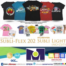 Forever Subli Combo SUBLI-FLEX 202 & SUBLi-LiGHT Paper 5 Sheets 8.5”x11”