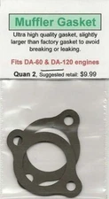 DA-60 & DA-120 Exhaust/Muffler Gasket 2 Pack NIP